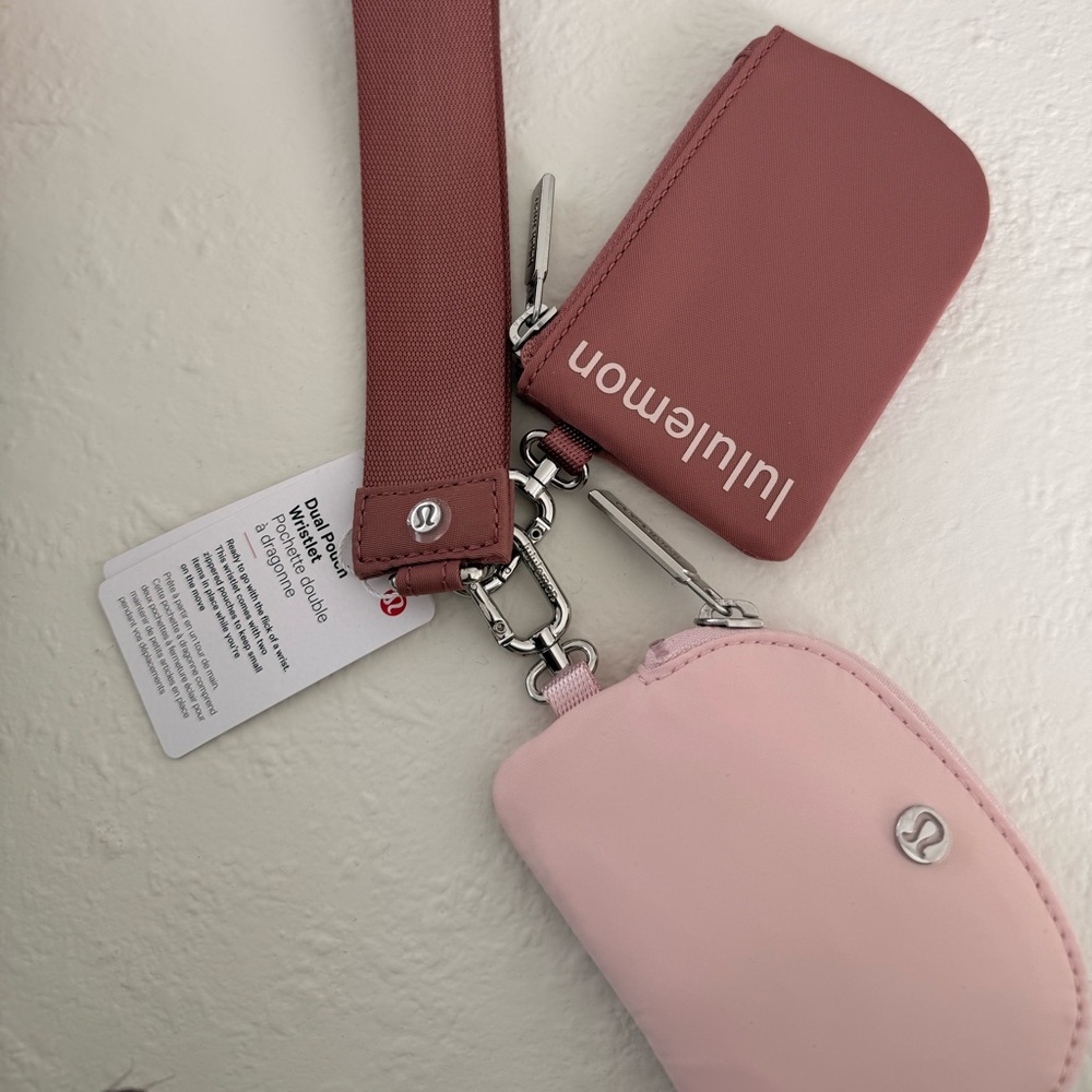 lululemon athletica Pink and Rose Key & Card Holders